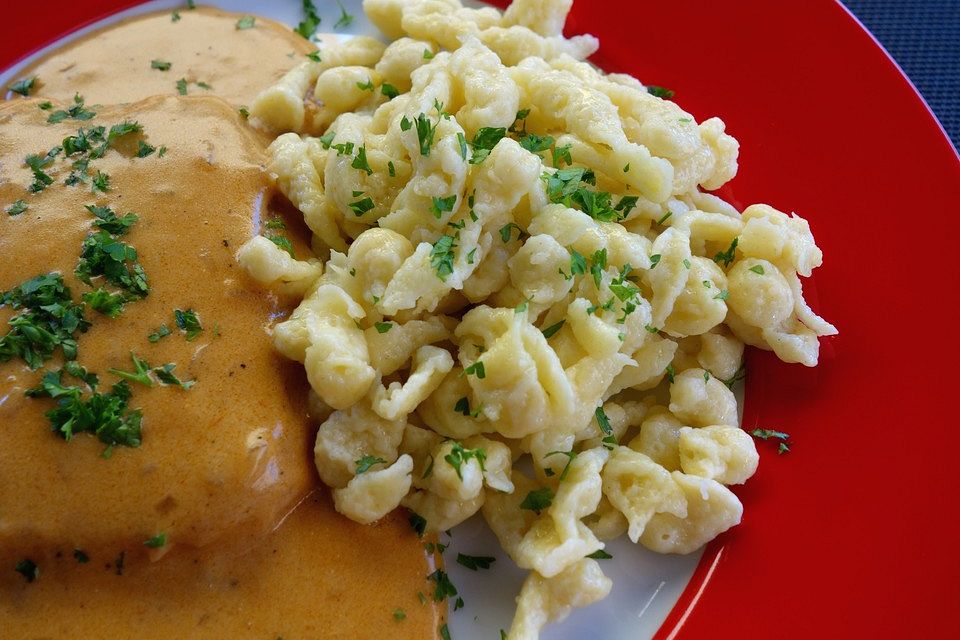 Hausgemachte Eierspätzle