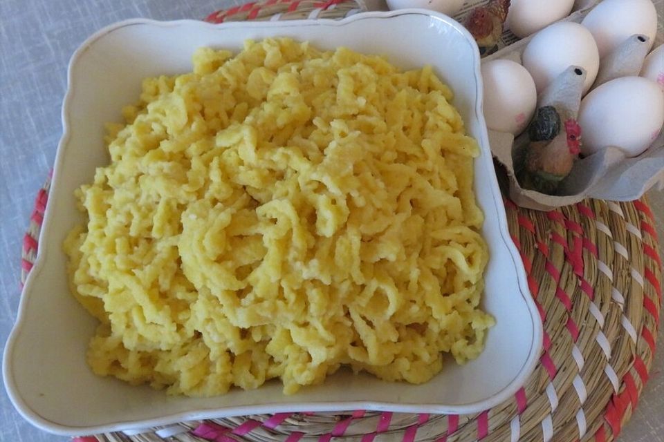 Hausgemachte Eierspätzle