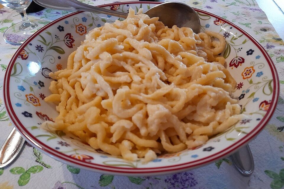 Hausgemachte Eierspätzle