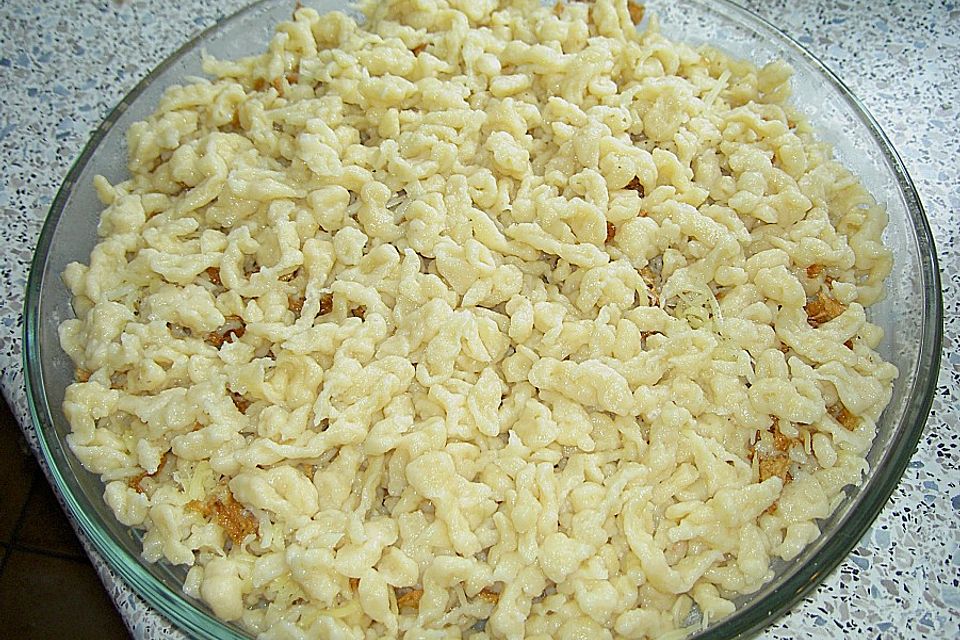 Hausgemachte Eierspätzle