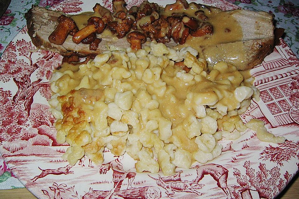 Hausgemachte Eierspätzle