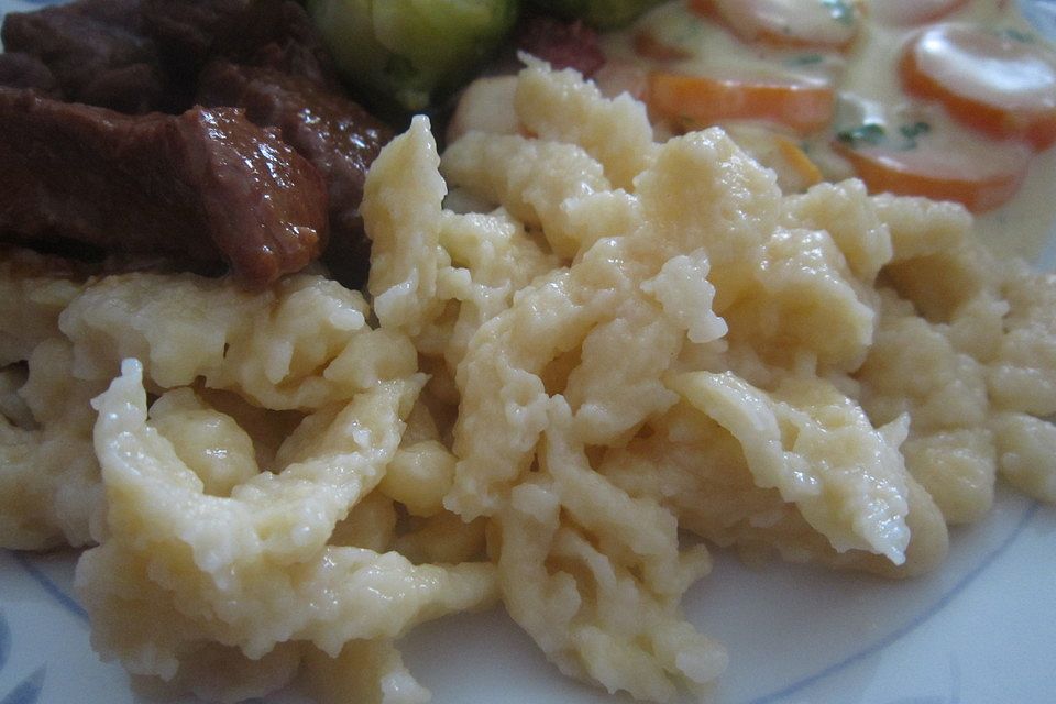 Hausgemachte Eierspätzle