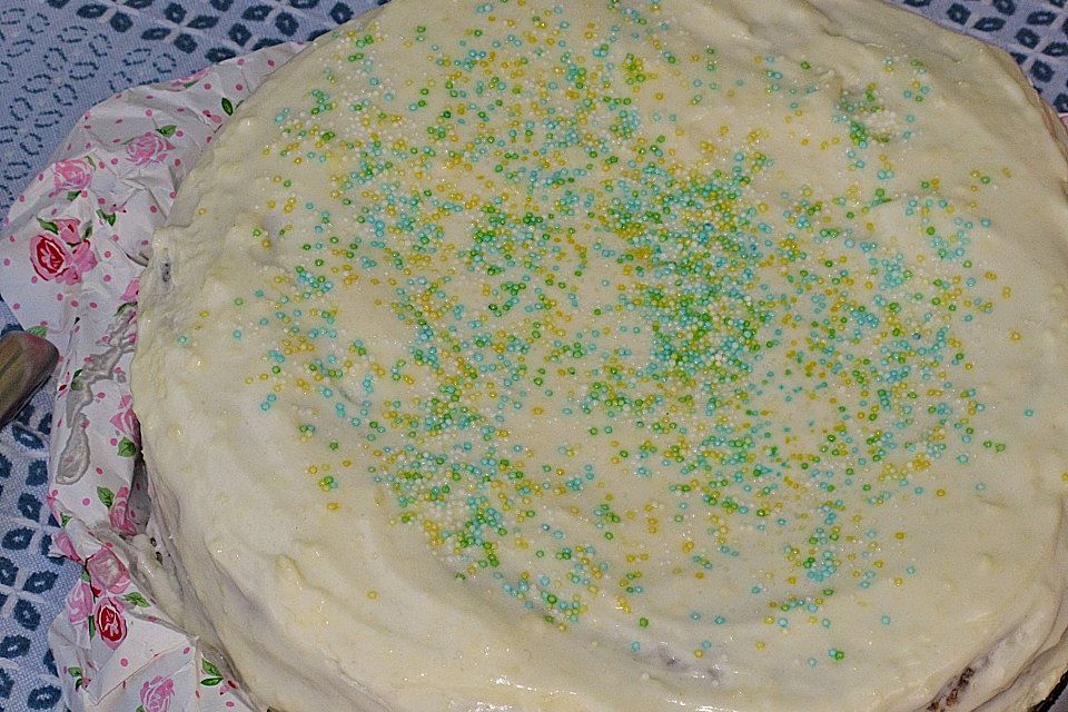 Macadamia - weiße Schokolade - Kuchen