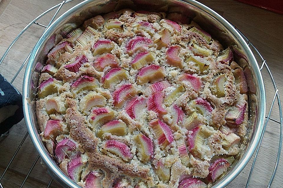 Rhabarber - Bananen - Kuchen