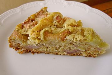 Rhabarber - Bananen - Kuchen