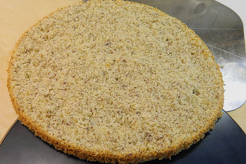 Schichttorte mit Joghurt - Sahne - Creme
