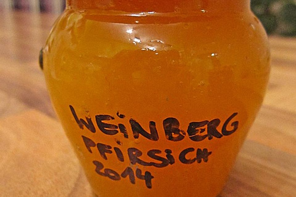 Weinbergpfirsich - Marmelade