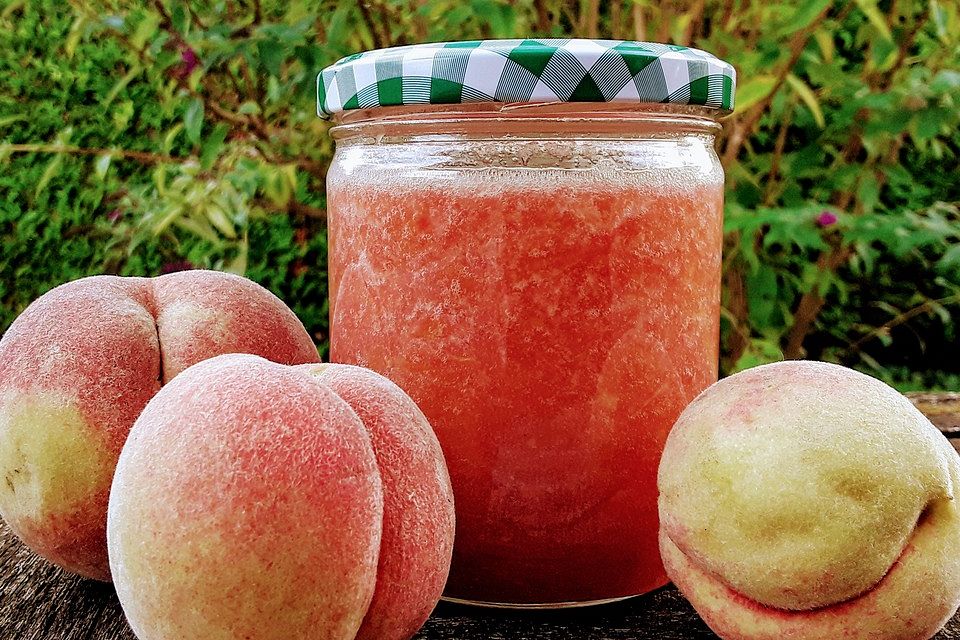 Weinbergpfirsich - Vanille - Marmelade