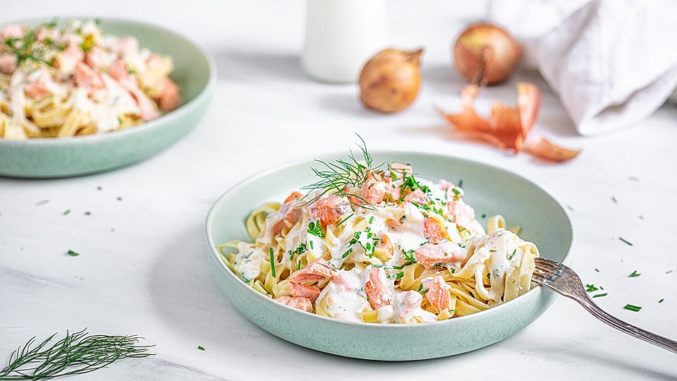 Nudeln Mit Lachs Sahne Sauce Von Drifter09 Chefkoch