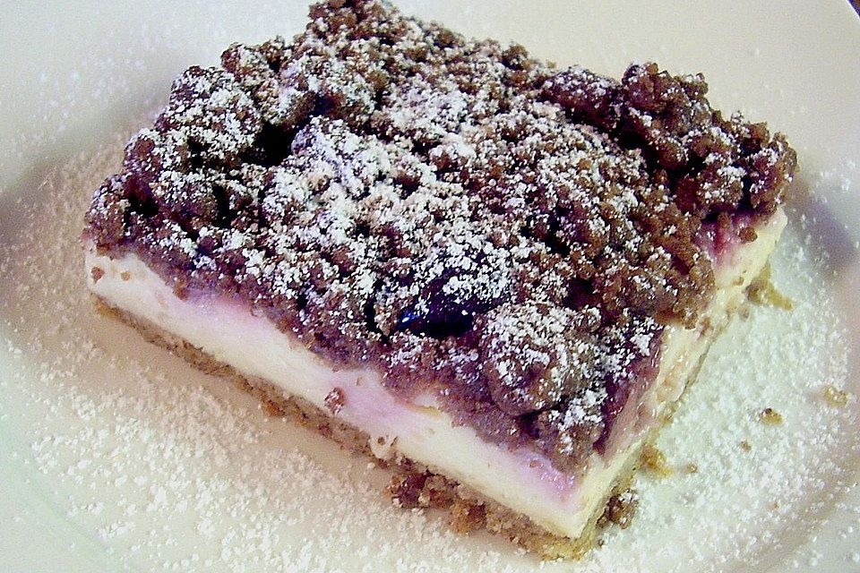 Kirsch - Pudding - Streuselkuchen