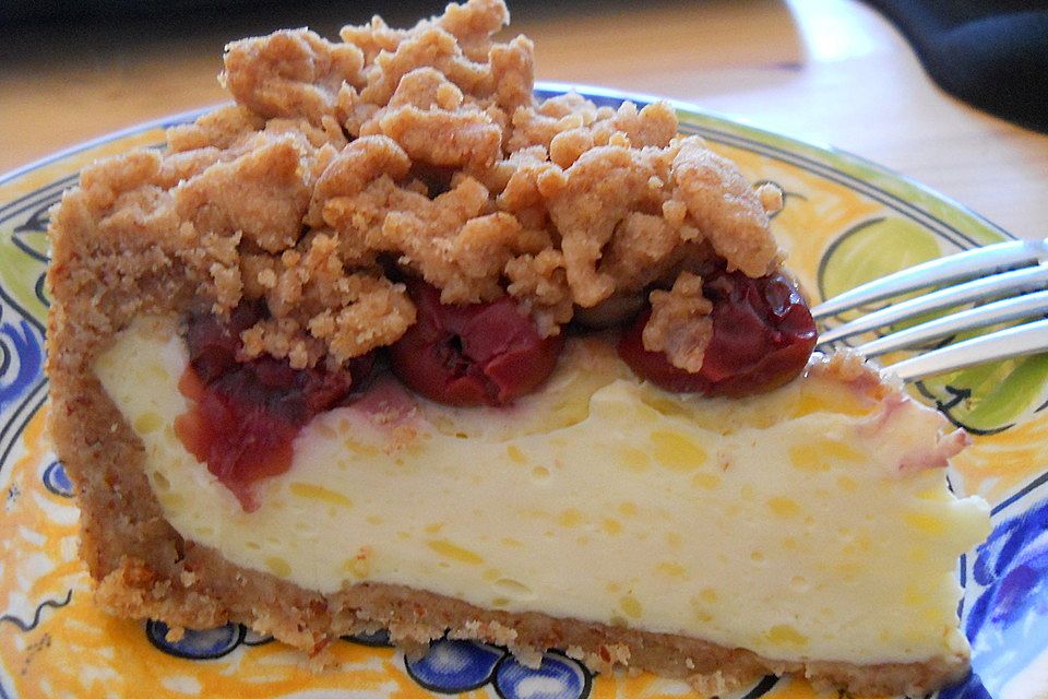 Kirsch - Pudding - Streuselkuchen