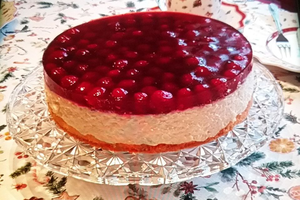 Milchreistorte mit Himbeeren Milchreistorte mit Himbeeren