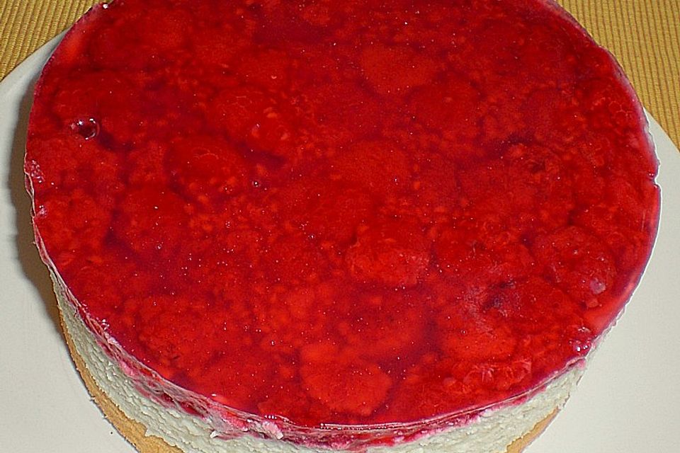 Milchreistorte mit Himbeeren Milchreistorte mit Himbeeren