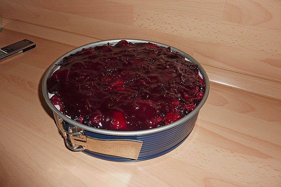 Milchreistorte mit Himbeeren Milchreistorte mit Himbeeren