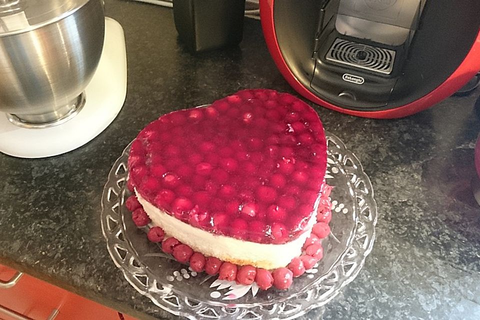 Milchreistorte mit Himbeeren Milchreistorte mit Himbeeren