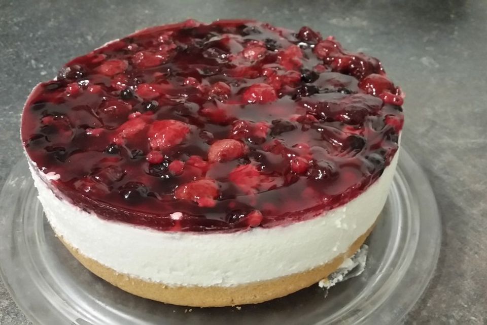 Milchreistorte mit Himbeeren Milchreistorte mit Himbeeren