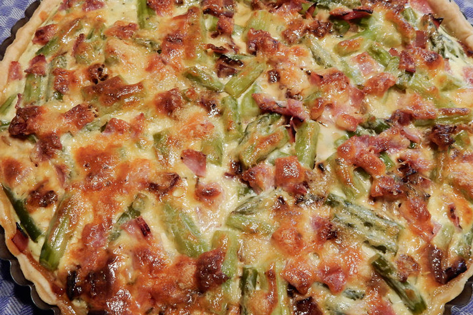 Spargel - Schinken - Quiche