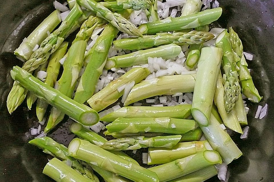 Spargel - Schinken - Quiche