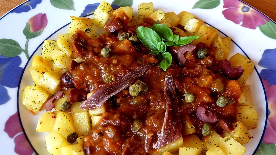 Tomatensauce Mit Sardellen Von Upob Chefkoch 