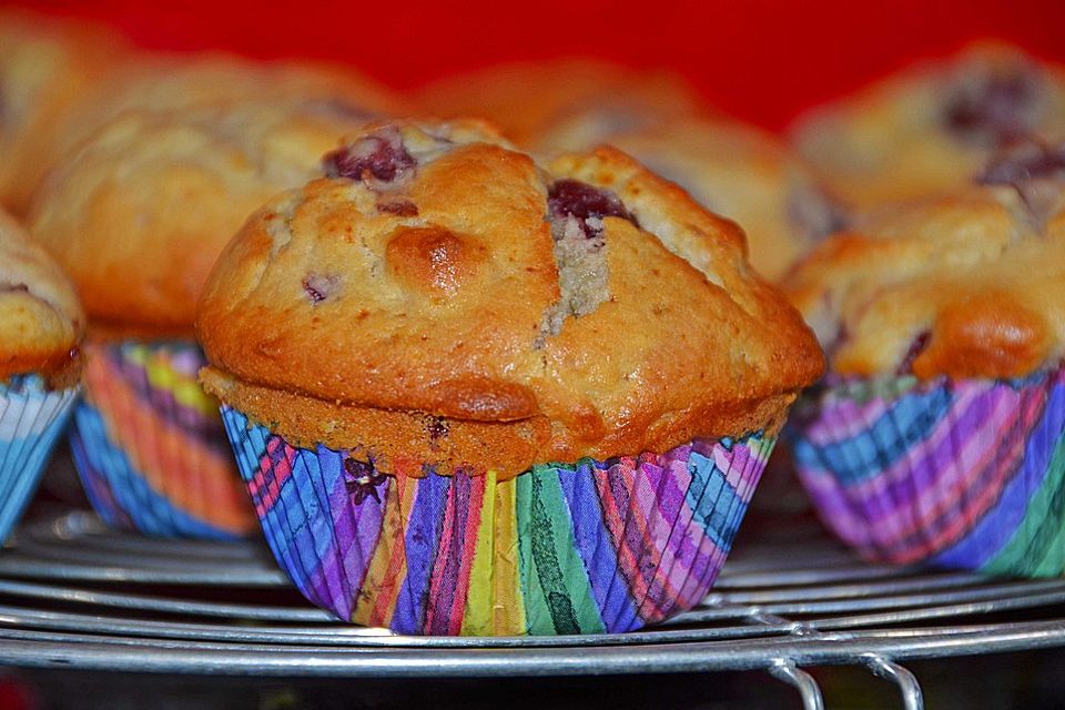 Kirsch - Marzipan - Muffins