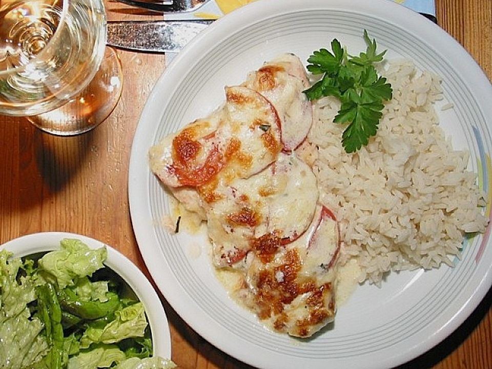 Lachsfilet mit Käsehaube von Sivi| Chefkoch