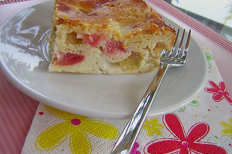 Rhabarber - Quark - Kuchen