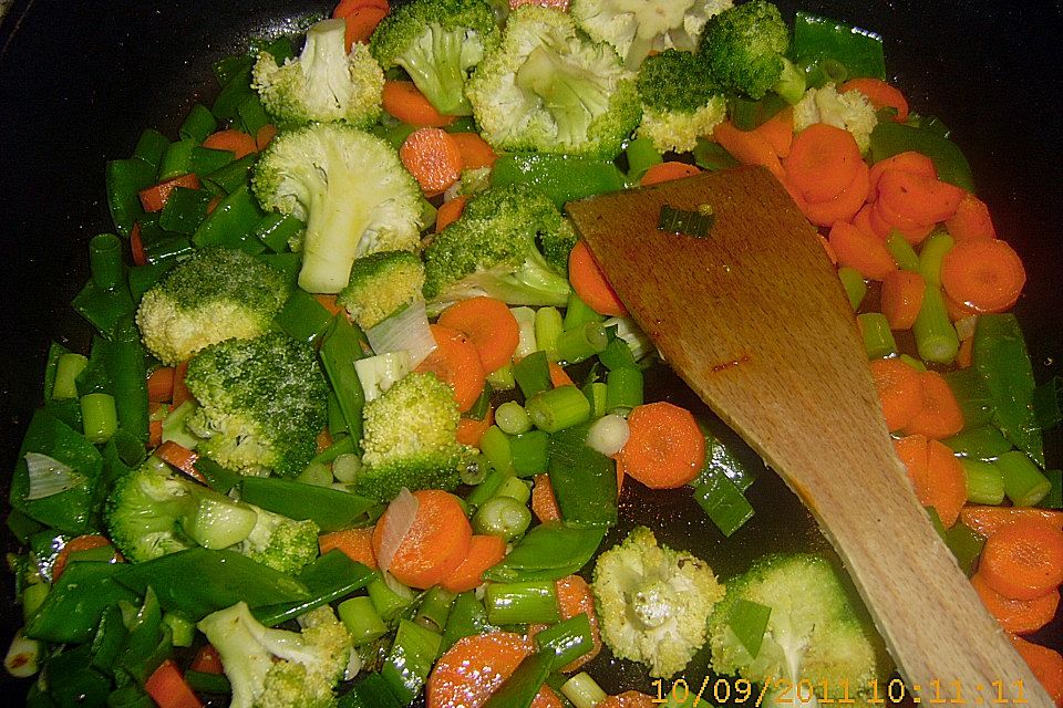 Curry - Hähnchen mit Kokosmilch