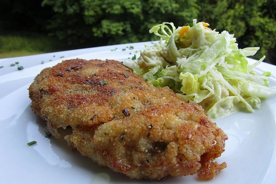 Zitronen-Schnitzel mit Parmesanpanade