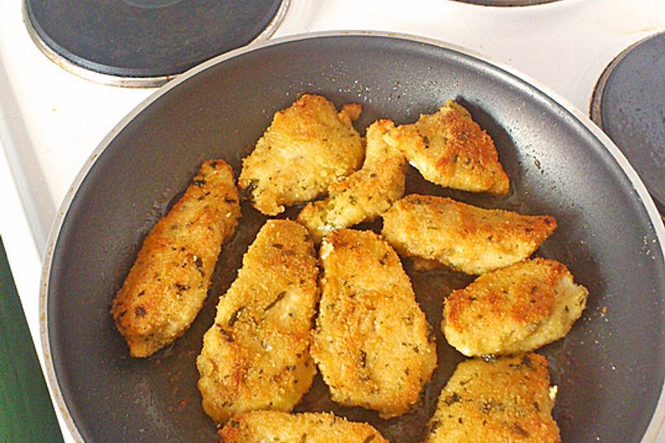 Zitronen-Schnitzel mit Parmesanpanade