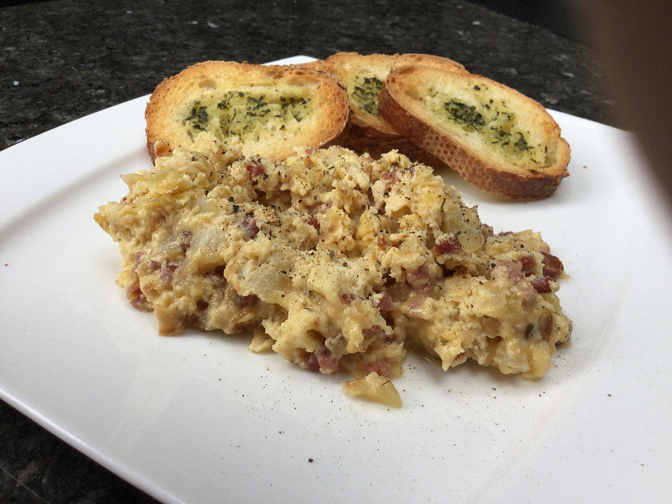 Rührei mit Quark und Käsetoast von Knoppers79| Chefkoch