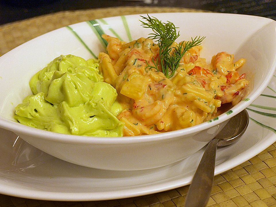 Flusskrebscocktail mit Apfel und Ananas von Persistera| Chefkoch