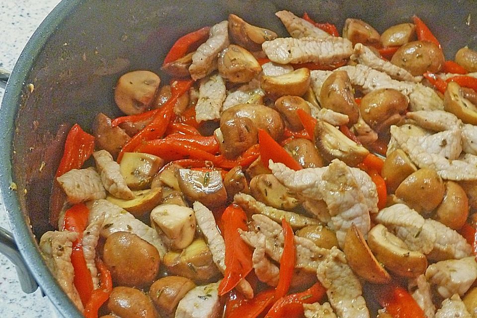 Gyros 'Spezial' mit Paprika Gyros 'Spezial' mit Paprika