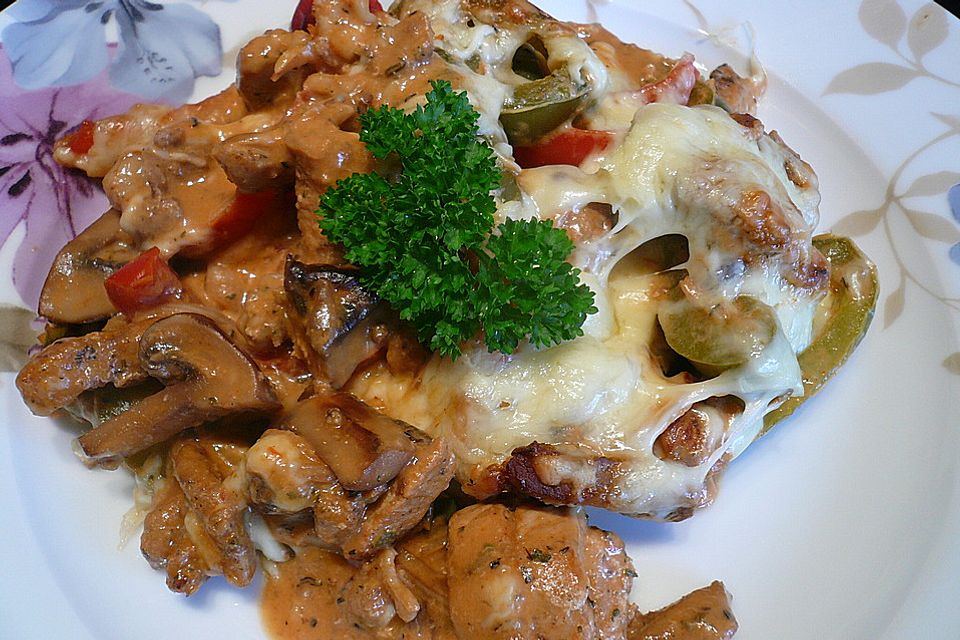Gyros 'Spezial' mit Paprika Gyros 'Spezial' mit Paprika