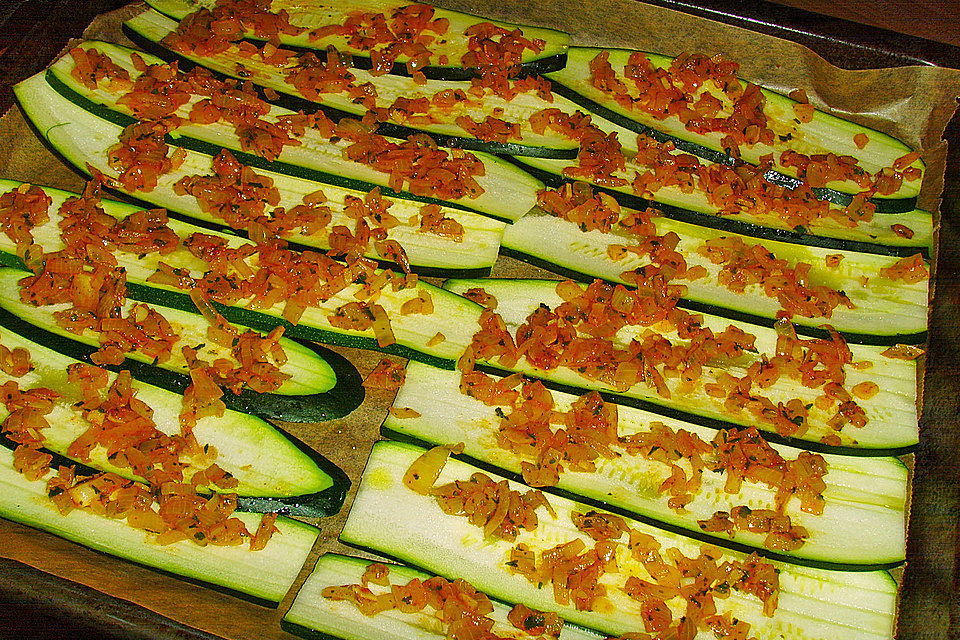 Marokkanische Chermoula - Zucchini