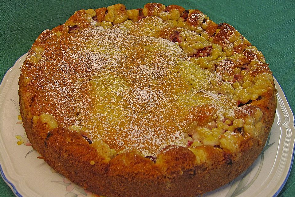 Pflaumenkuchen mit Streuseln