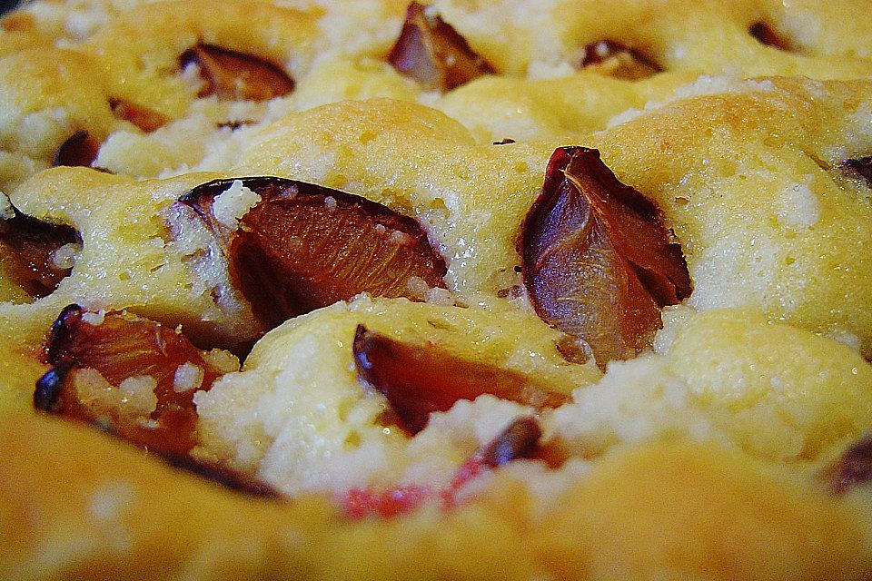 Pflaumenkuchen mit Streuseln