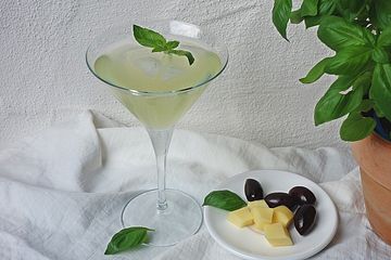 Limoncello - Sekt mit Basilikum