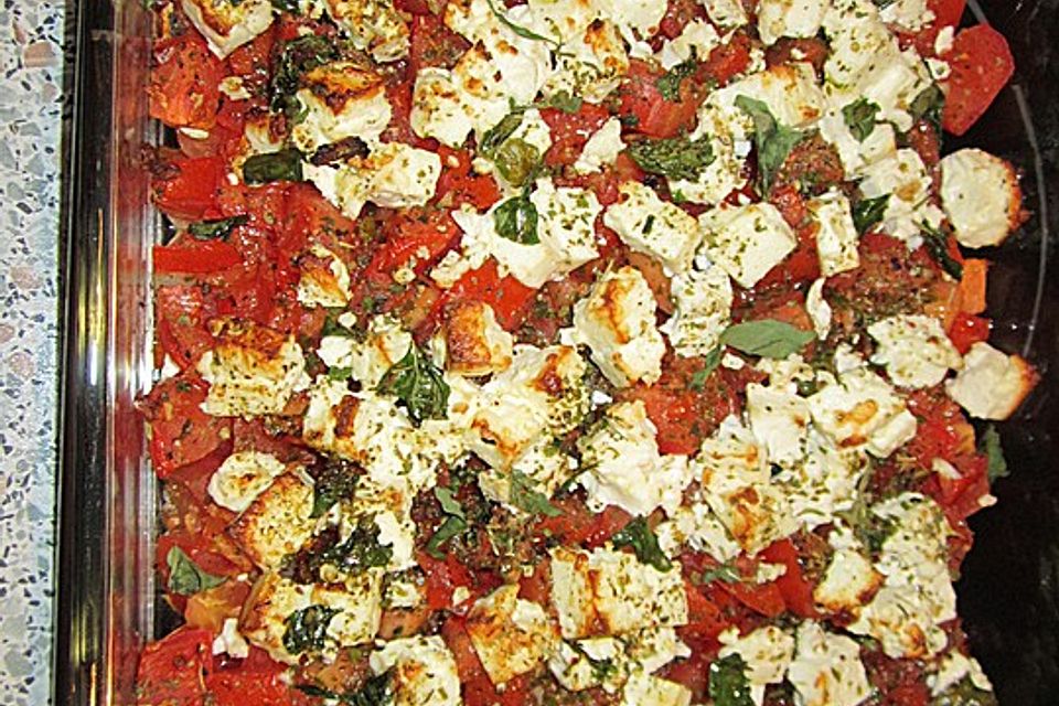 Ofen - Tomaten mit Feta