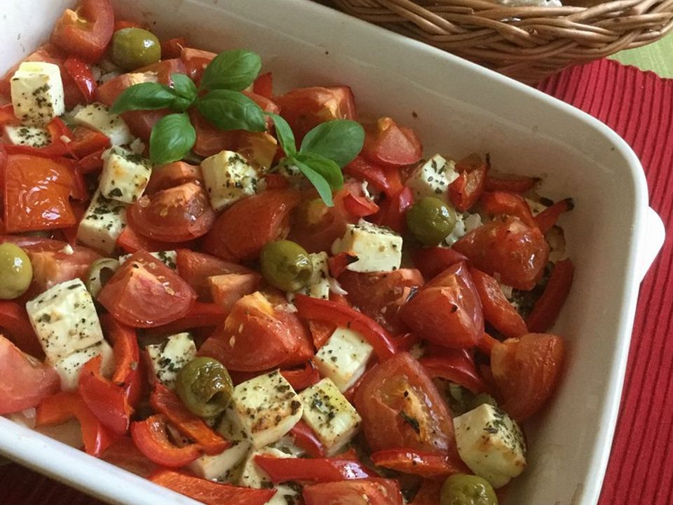Ofen - Tomaten mit Feta von alexandradugas | Chefkoch