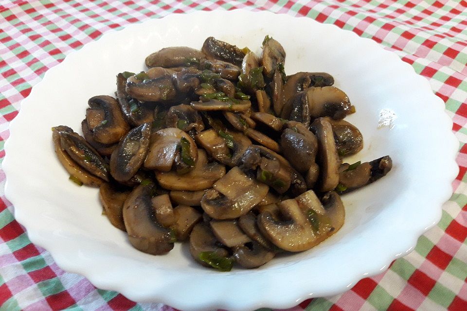 Gebratene Champignons