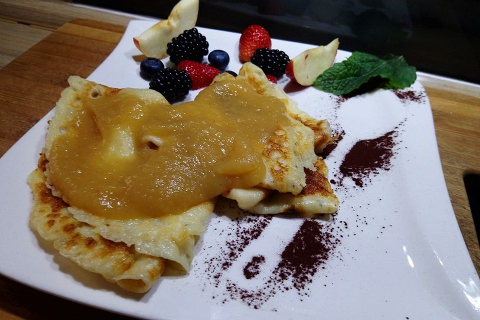 Crêpes - Rezept oder Pfannkuchen