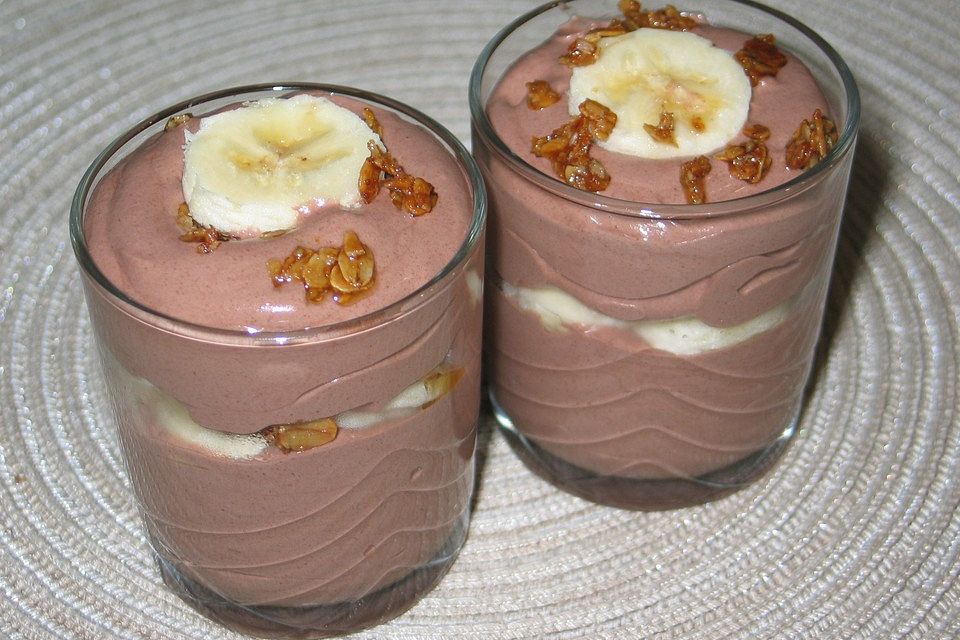 Schoko - Bananen - Dessert