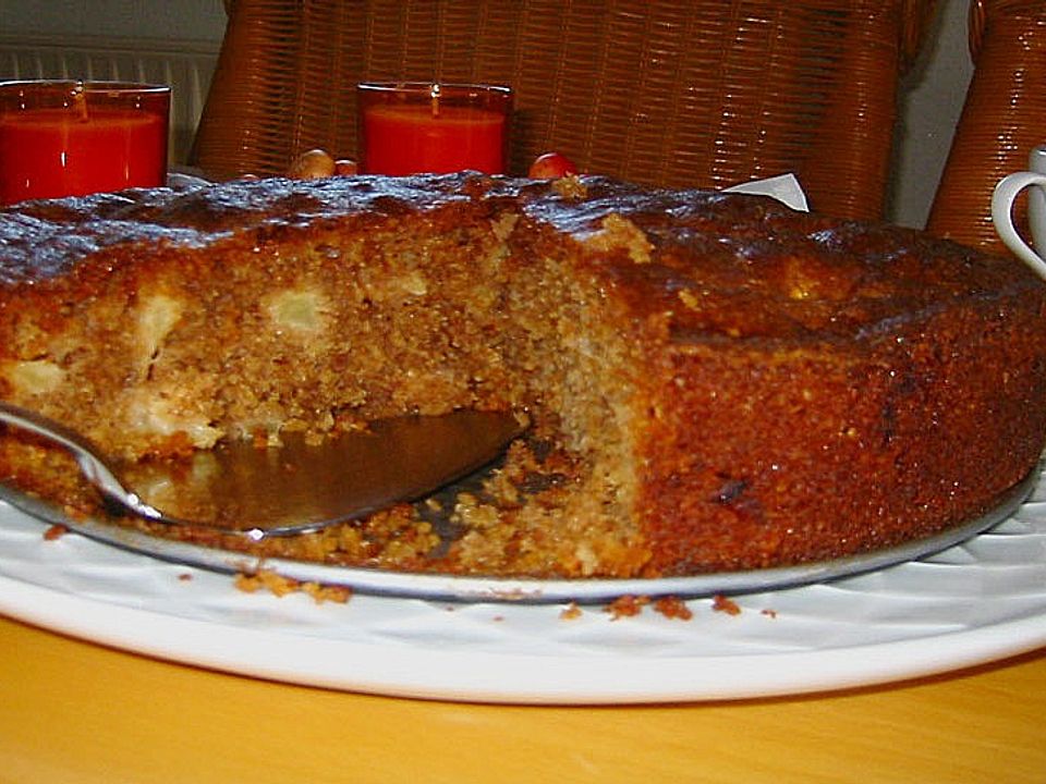 Nuss - Apfel - Kuchen mit Zimt von freßbäckchen | Chefkoch