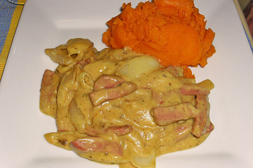 Fleischwurst - Zwiebel - Senf - Ragout