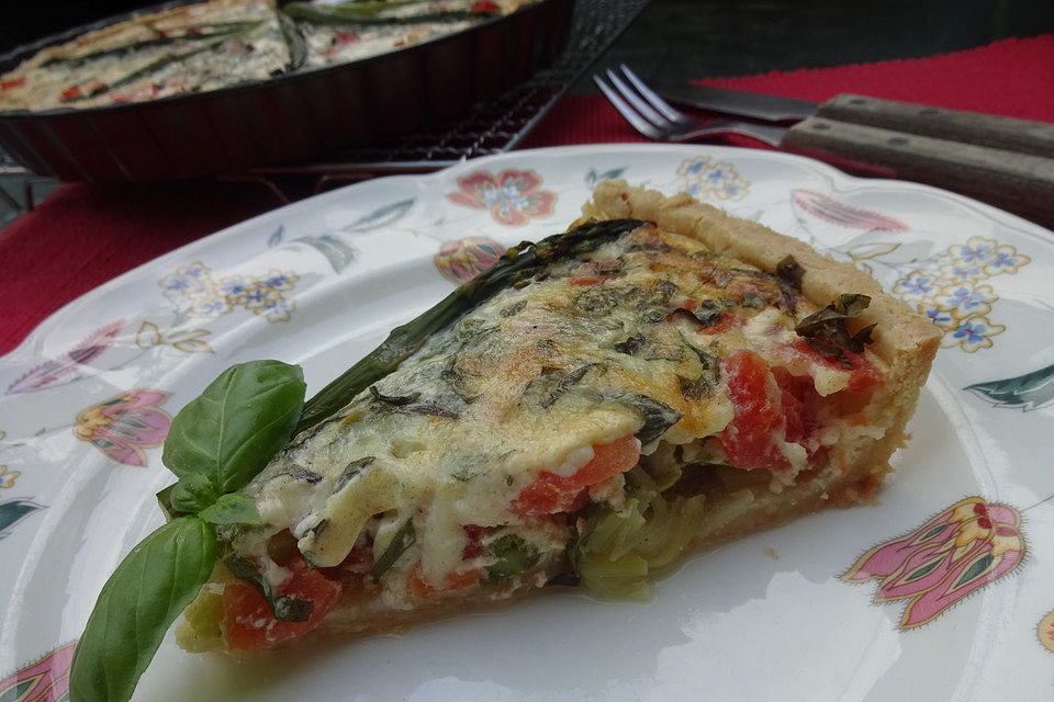 Spargelquiche