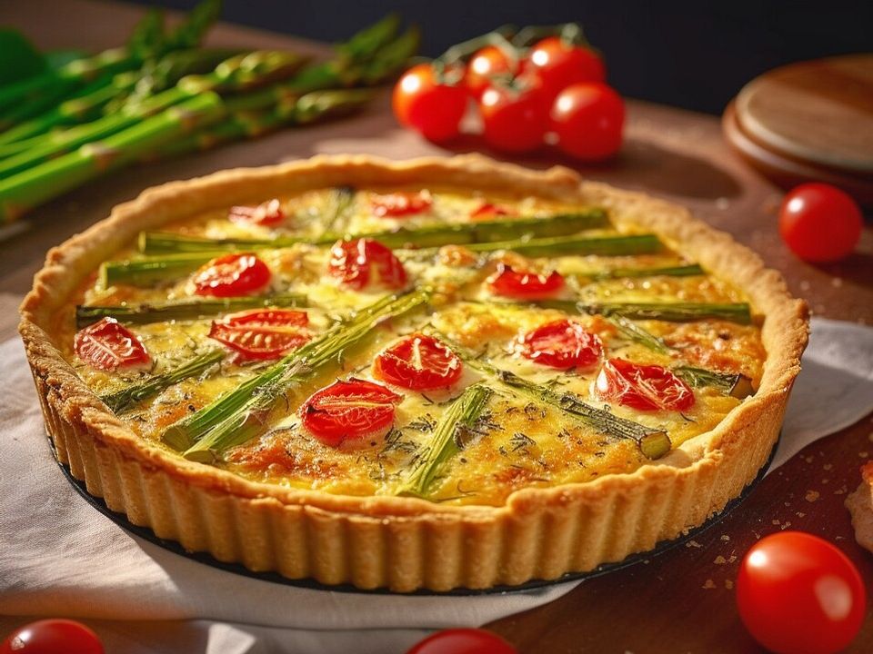 Spargelquiche