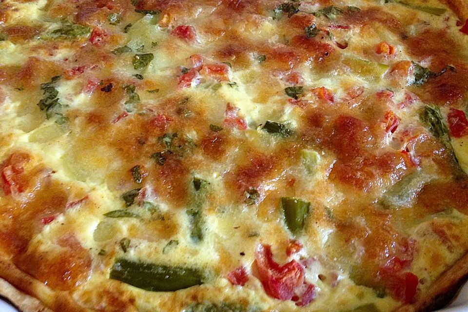 Spargelquiche