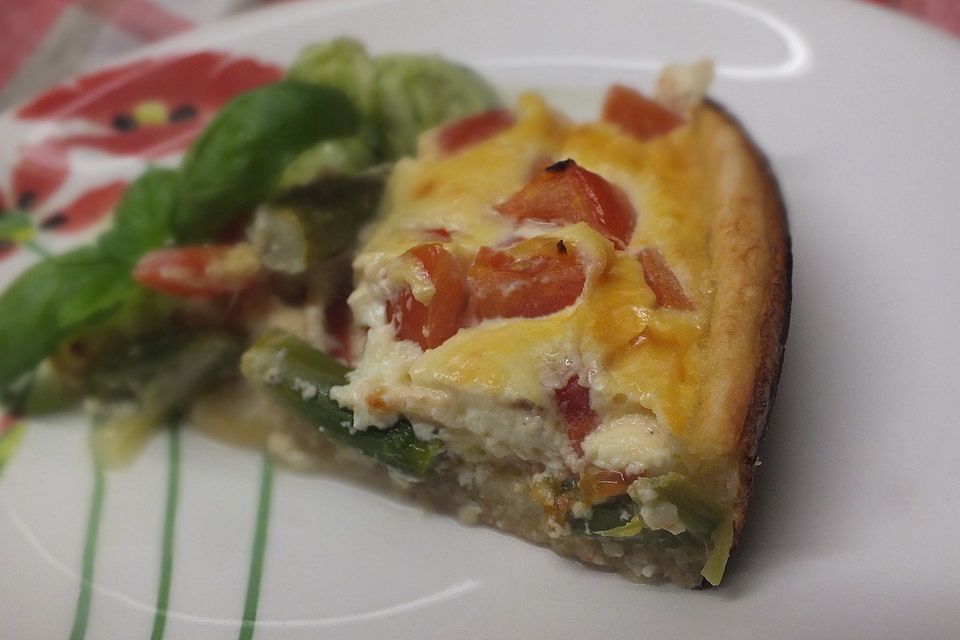 Spargelquiche