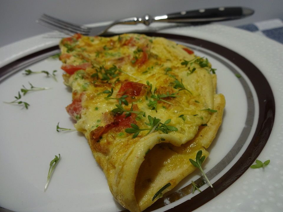 Omelett mit Käse und Tomaten von LolaCook | Chefkoch