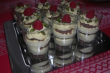 Schoko - Keks - Kuchen mit Eierlikörcreme